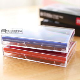 得力大號快干印臺9864 印泥 紅色藍色 財務辦公用品